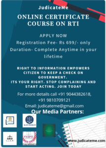 RTI_Certificate Course_Poster